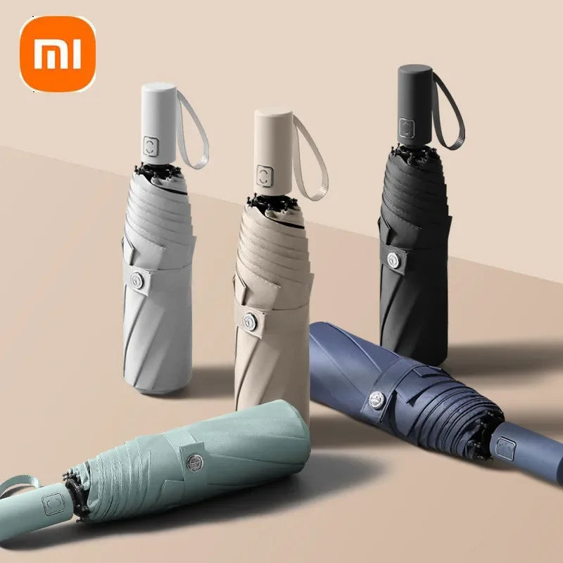 Xiaomi Automatic Umbrella Female Women Free Shipping For Girls Gift The Sun Mini Protection Folding Small Rain Windproof UV
