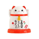 Japanese Cute Cartoon Fortune Cat Toothpick Case Lucky Animal Cat Toothpick Holder Home Table Decoration Storage Box Dispenser