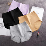 4Pcs Cotton Panties Women's High Waist Underwear Abdominal Plus Size Briefs Girls Female Seamless Underpants Sexy Lingeries Lady