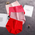 4Pcs Cotton Panties Women's High Waist Underwear Abdominal Plus Size Briefs Girls Female Seamless Underpants Sexy Lingeries Lady