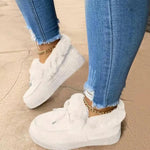HOT Luxury women boots 2025  women warm cotton female handmade shoes snow boots  Winter round toe thick bottom plus velvet thick