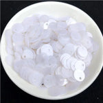 1 Pack Multi Size 6mm 8mm 10mm Flat Round Sequins Matte Glitter PVC Sequin Paillettes for Women Garments Accessories
