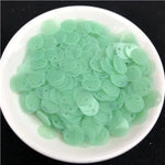 1 Pack Multi Size 6mm 8mm 10mm Flat Round Sequins Matte Glitter PVC Sequin Paillettes for Women Garments Accessories