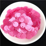 1 Pack Multi Size 6mm 8mm 10mm Flat Round Sequins Matte Glitter PVC Sequin Paillettes for Women Garments Accessories