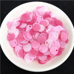 1 Pack Multi Size 6mm 8mm 10mm Flat Round Sequins Matte Glitter PVC Sequin Paillettes for Women Garments Accessories