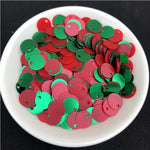 1 Pack Multi Size 6mm 8mm 10mm Flat Round Sequins Matte Glitter PVC Sequin Paillettes for Women Garments Accessories
