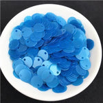 1 Pack Multi Size 6mm 8mm 10mm Flat Round Sequins Matte Glitter PVC Sequin Paillettes for Women Garments Accessories
