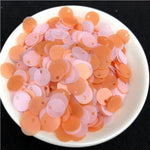 1 Pack Multi Size 6mm 8mm 10mm Flat Round Sequins Matte Glitter PVC Sequin Paillettes for Women Garments Accessories