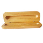 Stationery Box Portable Ballpoint Pen Box Luxury Handmade Signature Pen Holder Empty Collection Box Kids Children Gift