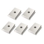 5pcs T-track Slider For Woodworking Tool Milling Table M6/M8 T-Track Slider Aluminum Alloy T Slot Nut Replacement Spare Parts