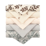 5 Pcs Towel Baby Face Cloth Baby Bath Towel Handkerchief Cotton Burp Cloth Soft Absorbent Gauze Kindergarten Washcloth
