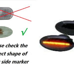 for Nissan Qashqai Dualis MK1 J10 JJ10 2007 2008 2009 2010 2011 2012 2013 2014 Dynamic LED Indicator Side Marker Signal Light