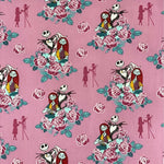 Disney The Nightmare Before Christmas Print 100% Cotton Fabric for Boy Clothes Hometextile Cushion Cover Curtain Needlework DIY