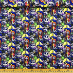 Disney The Nightmare Before Christmas Print 100% Cotton Fabric for Boy Clothes Hometextile Cushion Cover Curtain Needlework DIY