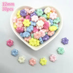 All Kinds of Shape Colourful Acrylic Loose Spacer Beads for Jewelry Making DIY Beaded Material Early Education Accessories