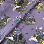 Disney The Nightmare Before Christmas Print 100% Cotton Fabric for Boy Clothes Hometextile Cushion Cover Curtain Needlework DIY