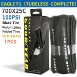 Eagle F1 Road Bike Tire Tubeless/Tube Tyre 700x25/28/30/32C Bicycle Foldable Anti-puncture Gravel Tyre Cycling Parts