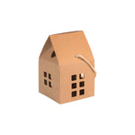 5/10pcs Christmas House Shape Candy Box 2023 Xmas Cookie Biscuit Packing Paper Boxes Gift Bags New Year Party Decoration Navidad