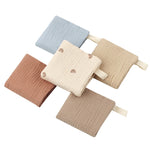 5 Pcs Towel Baby Face Cloth Baby Bath Towel Handkerchief Cotton Burp Cloth Soft Absorbent Gauze Kindergarten Washcloth