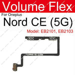 For Oneplus 1+ Nord CE CE 2 CE2 Lite 5G On Off Power Volume Switch Button Flex Cable Side Key Flex Ribbon Replacement