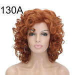 StrongBeauty Women's wig Black/Dark brown Medium Curly Hair Natural Synthetic Full Wigs