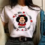 Mafalda tshirt women summer t shirt female 2000s clothing