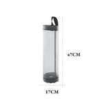 1pc Grey Sundries Bag Storage Wall Mount Mesh Plastic Bags Dispenser Hanging Reused Storage Pouch Trash Bags Kitchen Garbage Org