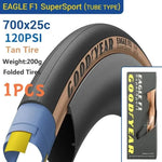 Eagle F1 Road Bike Tire Tubeless/Tube Tyre 700x25/28/30/32C Bicycle Foldable Anti-puncture Gravel Tyre Cycling Parts