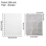 Kpop Photo Album Large Capacity Binder Photocard Holder 2/4/9 Grid Loose-Leaf Picture Photo Card Book Binding Machine 포토카드 바인더