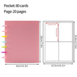 Kpop Photo Album Large Capacity Binder Photocard Holder 2/4/9 Grid Loose-Leaf Picture Photo Card Book Binding Machine 포토카드 바인더