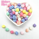 All Kinds of Shape Colourful Acrylic Loose Spacer Beads for Jewelry Making DIY Beaded Material Early Education Accessories