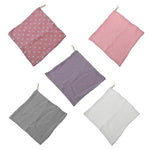 5 Pcs Towel Baby Face Cloth Baby Bath Towel Handkerchief Cotton Burp Cloth Soft Absorbent Gauze Kindergarten Washcloth