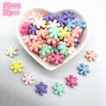 All Kinds of Shape Colourful Acrylic Loose Spacer Beads for Jewelry Making DIY Beaded Material Early Education Accessories