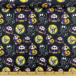 Disney The Nightmare Before Christmas Print 100% Cotton Fabric for Boy Clothes Hometextile Cushion Cover Curtain Needlework DIY