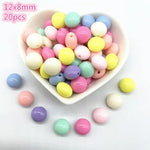 All Kinds of Shape Colourful Acrylic Loose Spacer Beads for Jewelry Making DIY Beaded Material Early Education Accessories