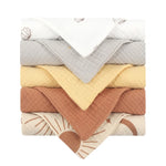 5 Pcs Towel Baby Face Cloth Baby Bath Towel Handkerchief Cotton Burp Cloth Soft Absorbent Gauze Kindergarten Washcloth