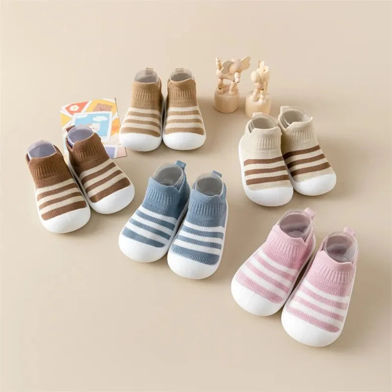 Korean Style Spring And Summer Children's Indoor Shoes Wear-resistant Non-slip Baby Socks Shoes Baby Toddler Shoes