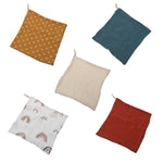 5 Pcs Towel Baby Face Cloth Baby Bath Towel Handkerchief Cotton Burp Cloth Soft Absorbent Gauze Kindergarten Washcloth