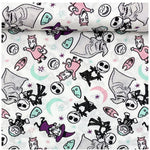Disney The Nightmare Before Christmas Print 100% Cotton Fabric for Boy Clothes Hometextile Cushion Cover Curtain Needlework DIY