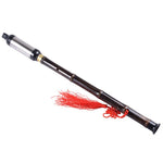 Dragonpad Dragon Engraved Chinese Ethnic Instrument Bamboo Bawu Pipe BaWu Flute G/F Tone Musical Instruments