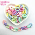 All Kinds of Shape Colourful Acrylic Loose Spacer Beads for Jewelry Making DIY Beaded Material Early Education Accessories