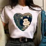 Mafalda tshirt women summer t shirt female 2000s clothing