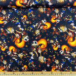 Disney The Nightmare Before Christmas Print 100% Cotton Fabric for Boy Clothes Hometextile Cushion Cover Curtain Needlework DIY