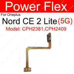 For Oneplus 1+ Nord CE CE 2 CE2 Lite 5G On Off Power Volume Switch Button Flex Cable Side Key Flex Ribbon Replacement