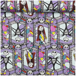 Disney The Nightmare Before Christmas Print 100% Cotton Fabric for Boy Clothes Hometextile Cushion Cover Curtain Needlework DIY